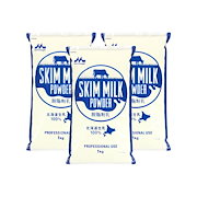 脱脂粉乳 1kg 3袋セット スキムミルク 業務用 北海道産生乳100% 製パン 製菓 お菓子作り 大容量 ミルクパウダー 牛乳 粉末|チーズ・乳製品・卵