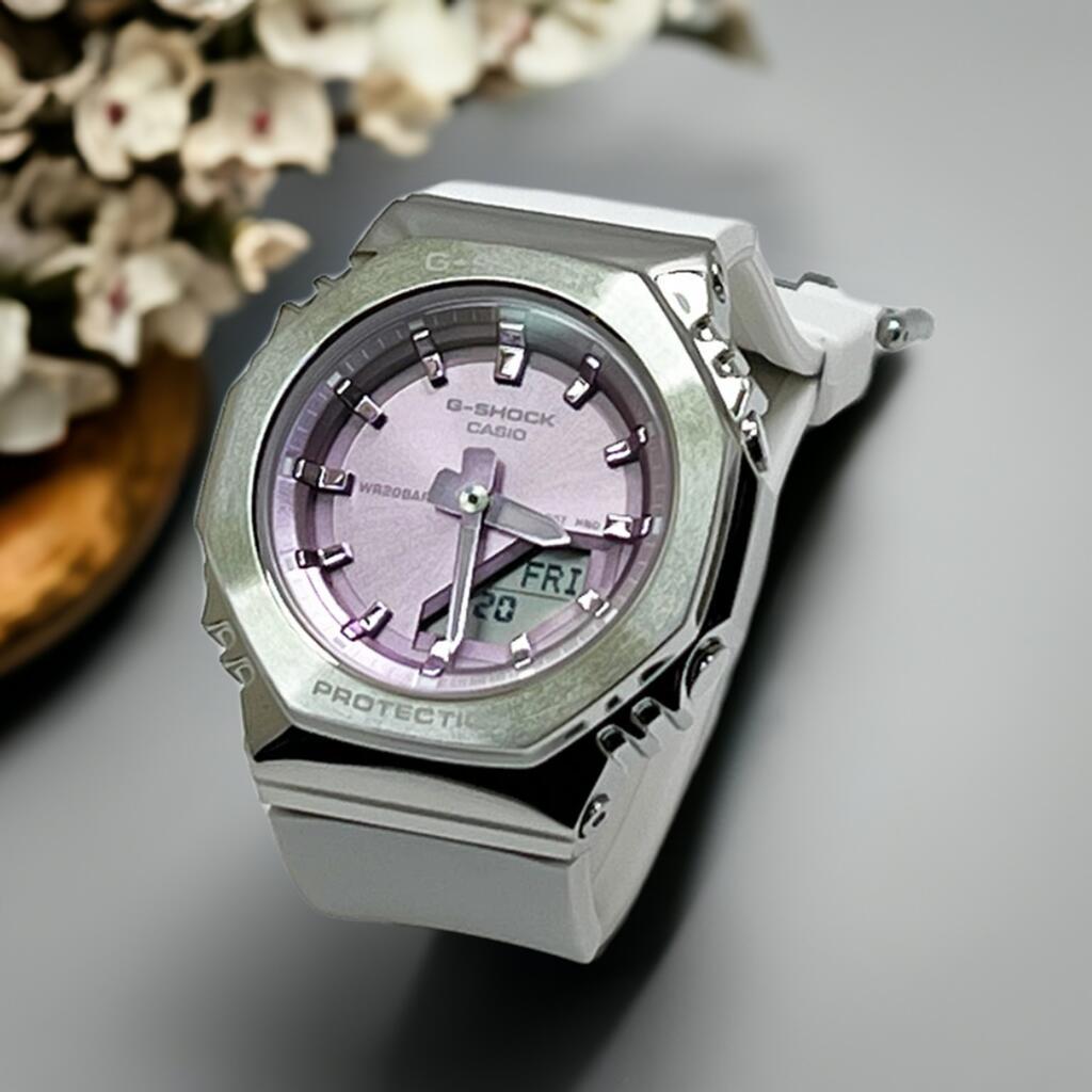 国内正規品 新品 Gショック G-SHOCK カシオ 流通限定モデル腕時計 GM-S2110-7A6JF レディース ラッピング無料手書きのメッセージカードお付けします クリスマス プレゼント