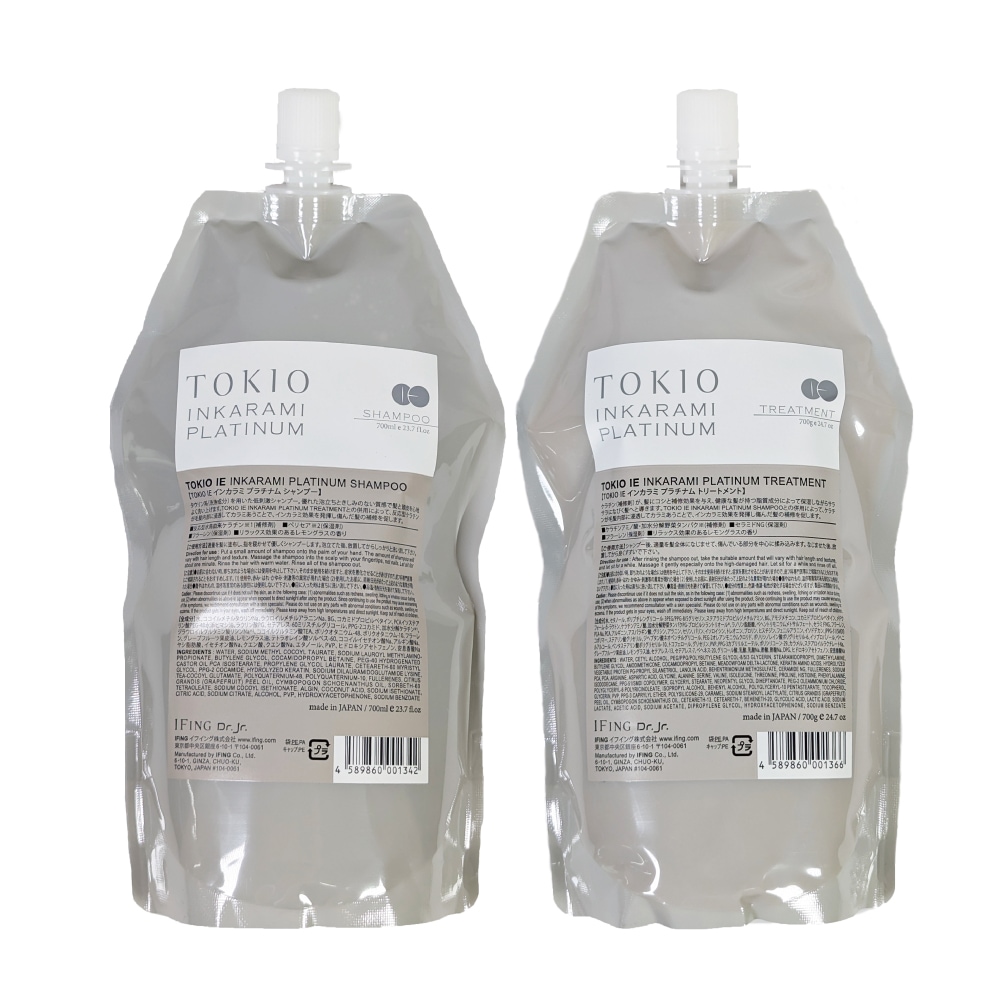 トキオ IE プラチナム シャンプー トリートメント セットインカラミ 700ml & 700g