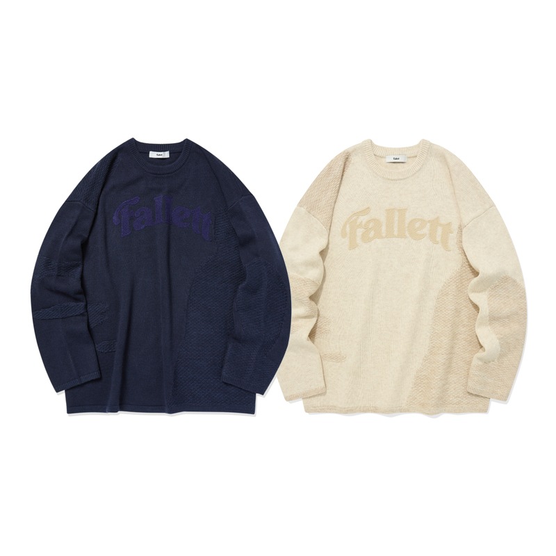 [BOYNEXTDOOR テサン 着用] ARCH LOGO JACQUARD KNIT 韓国 アイドル 秋 冬 長袖 セーター レディース メンズ ゆったり 大きいサイズ