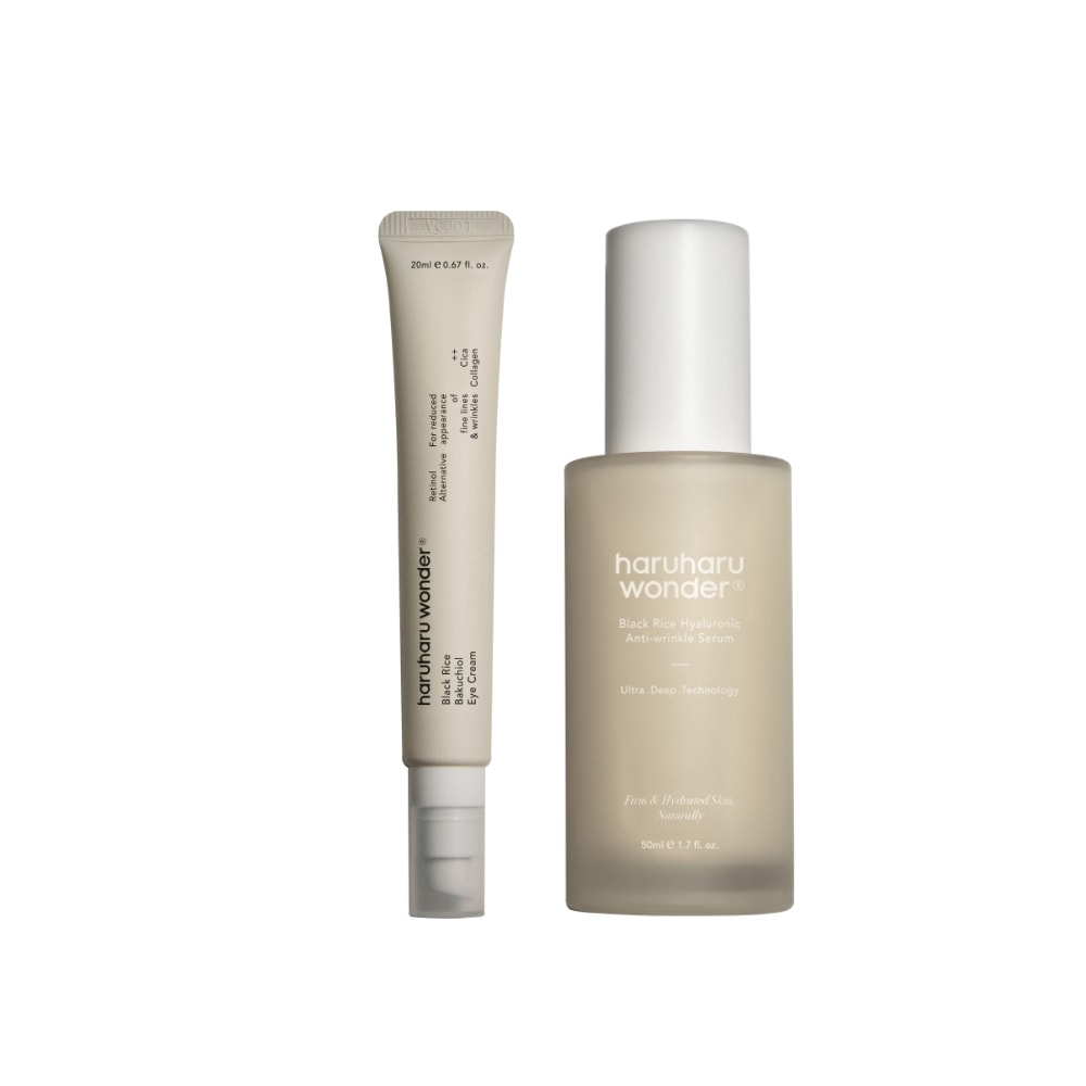ハルハルワンダーバクチオールアイクリーム+アンチリンクセラム50ml 2種セット