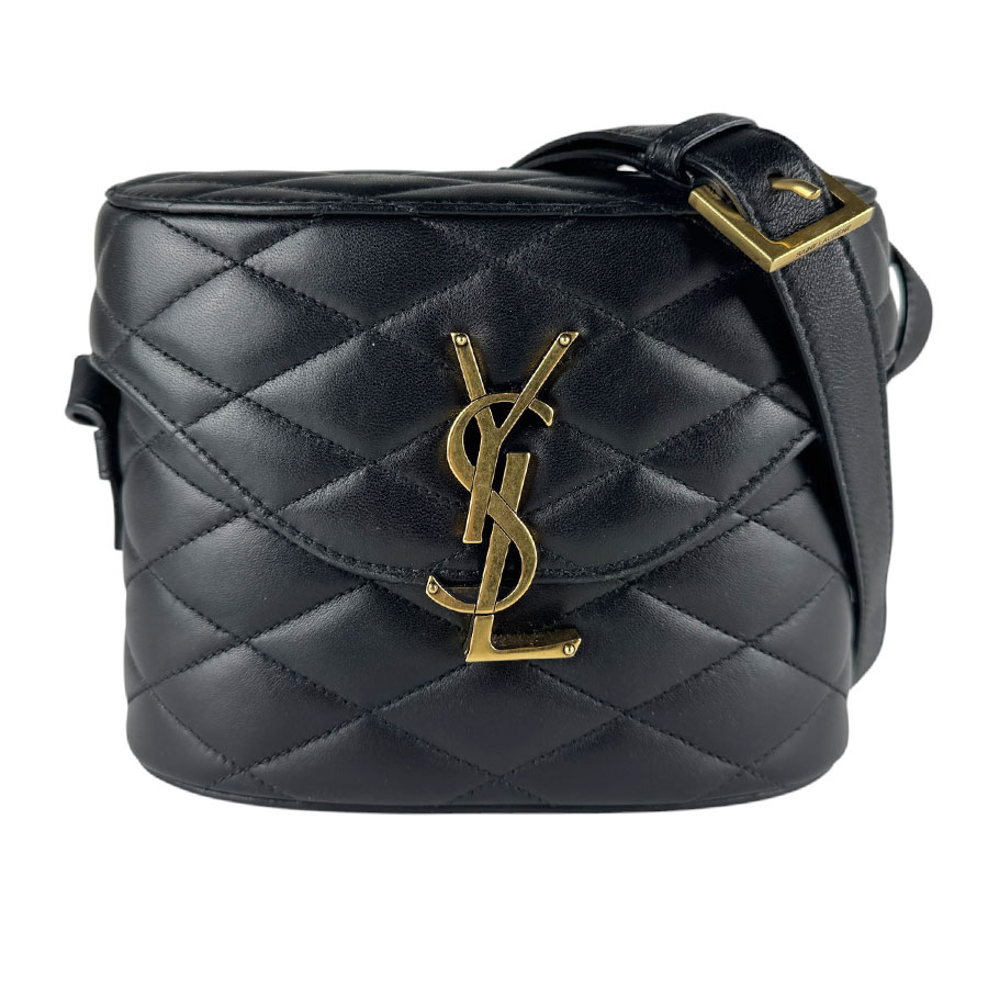 サンローラン SAINT LAURENT ショルダーバッグ ジューン ボックス レザー ブラック レディース 710080 z9883