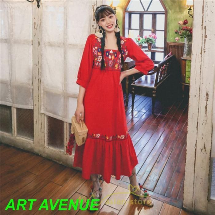 ワンピース レディース ロングワンピース Aライン 花柄 カジュアル きれいめ 大人 ワンピ 長袖 夏秋 パーティー 夏 秋 通勤 着痩せ リゾート 旅行 ガーリー