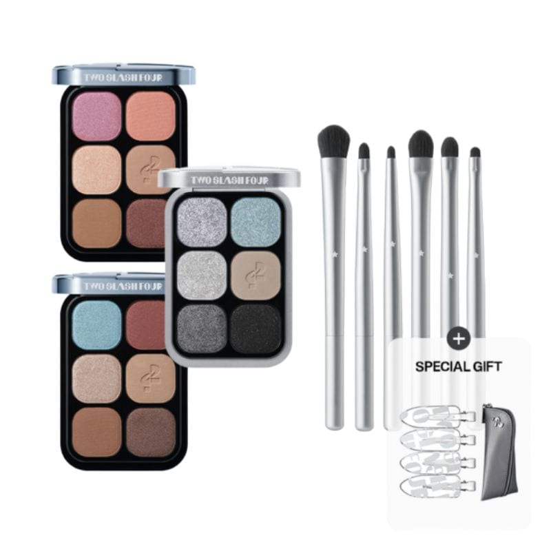 (RISABAE pick)ホリデー限定 新カラー「シルバークロマ」発売/オードバランス アイパレット(3種)  ＆ イージータッチ アイブラシキット(+ヘアピン贈呈)