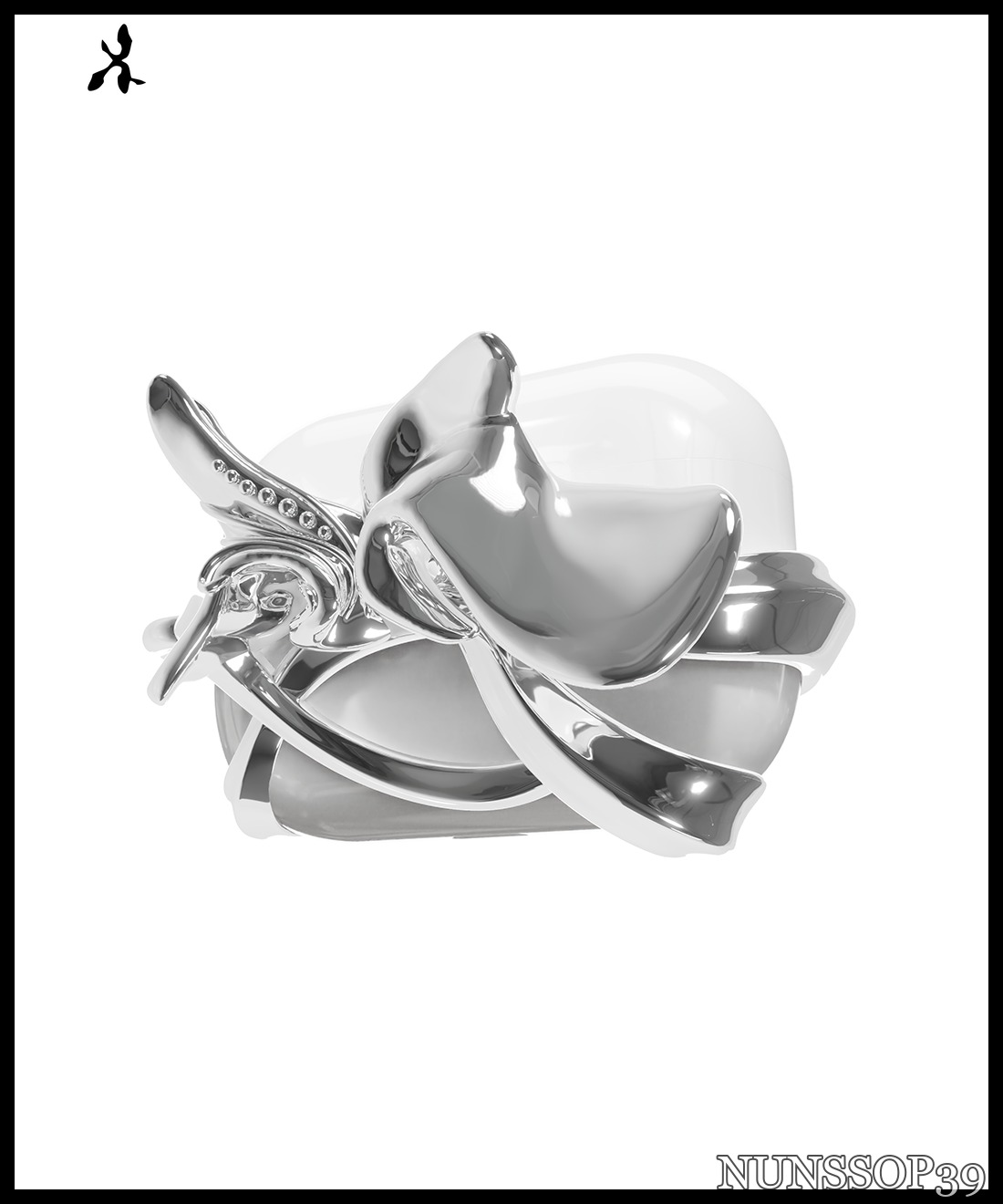 ANDAASH Airpods Eaf Silver