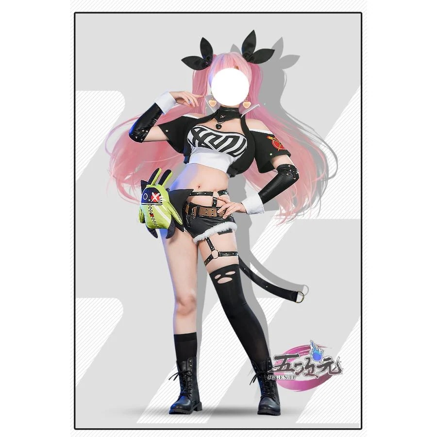 五次元　基萌　ゼンレスゾーンゼロ　コスプレ　ニコ・デマラ　衣装　 ウィッグ　靴　追加可能