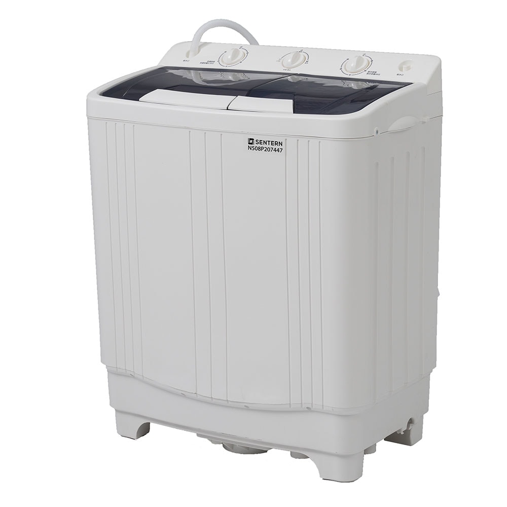 二槽式洗濯機 縦型洗濯機 洗濯6.5kg/脱水槽4kg 大容量 タイマー機能付き コンパクト 小型洗濯機 節電 二槽式洗濯機 ステンレス槽 まとめ洗い 部屋干し 引越し 家庭用 家電 新生活 15,705円