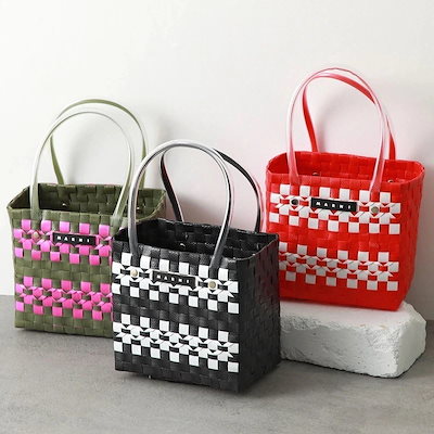 マルニ MARNI キッズ かごバッグ ハンドバッグ レディース グリーン M00638M00IW 527 GREEN