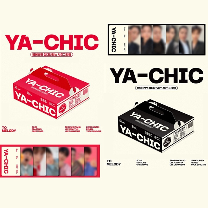 BTOB - 2024シーズングリーティング YA-CHIC:Chilli ver / Pepper ver 特典未公開トレカ(6種のうちランダム1種)贈呈