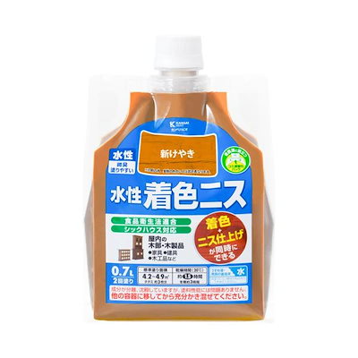 他サイト： カンペハピオ 水性着色ニス 新けやき 0.7Lの商品画像