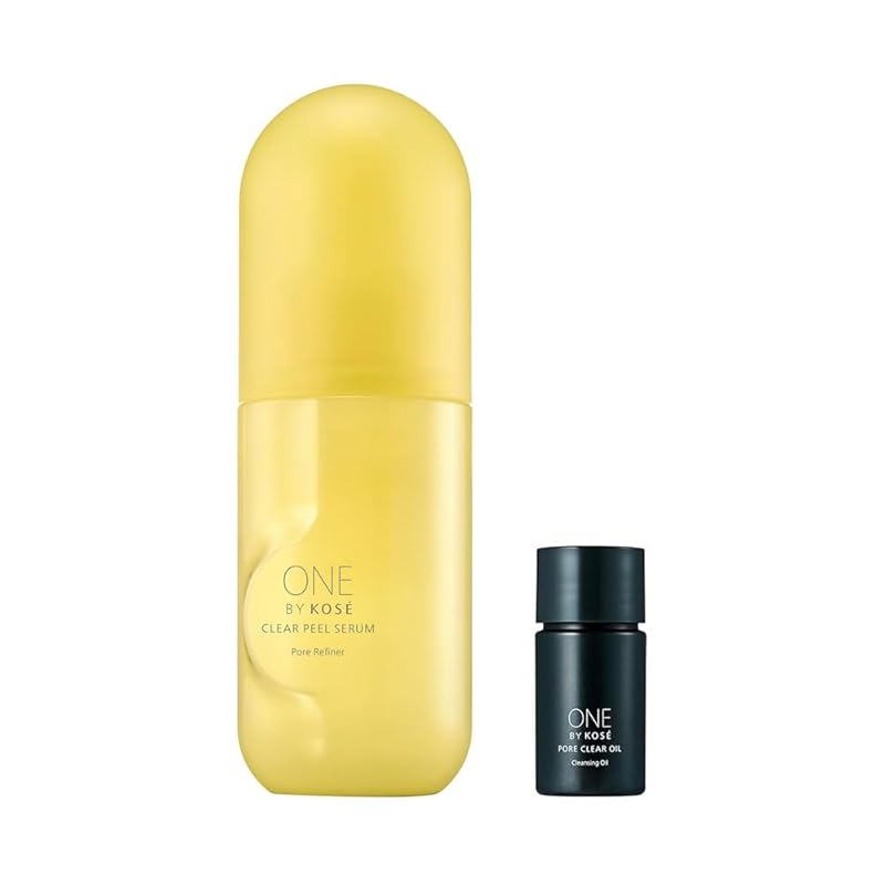 ONE BY KOSE(ワンバイコーセー) ふきとり美容液 毛穴クリアピール セラム 本体 限定キット 120mL おまけ付き