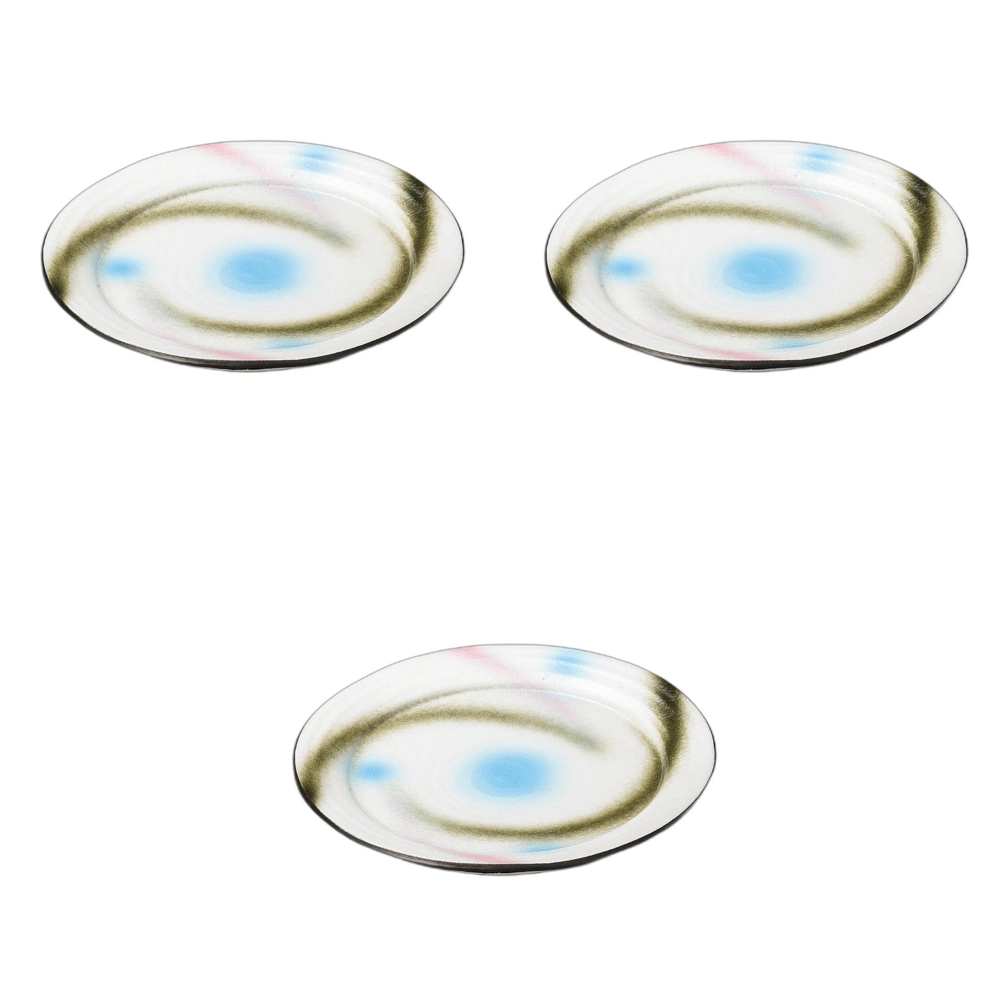 3個セット レインボー9.0丸皿 [ 27.6cm ] 盛皿陶磁器 セトモノホンポ(Setomonohonpo)