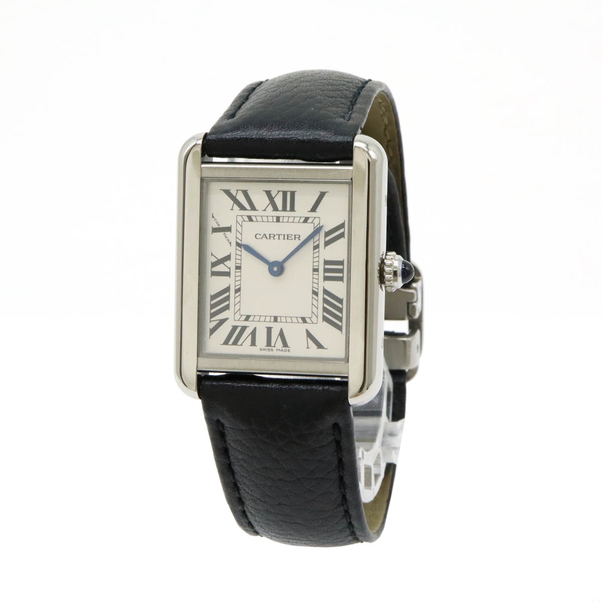 タンクソロ SM シルバー文字盤 SS QZ クォーツ 腕時計 WSTA003