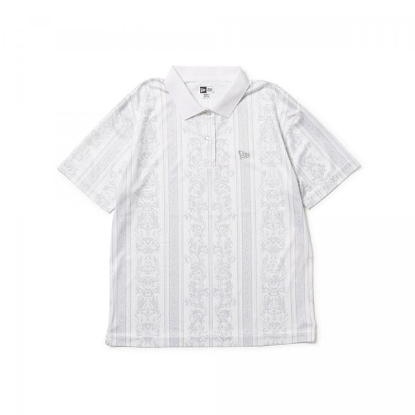 ニューエラ NEW ERA Womens 半袖 鹿の子 テック ポロシャツ Bandana ホワイト ゴルフ 14391426