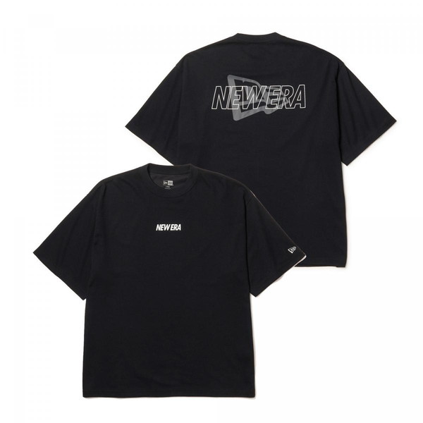 ニューエラ NEW ERA 半袖 オーバーサイズド パフォーマンス Tシャツ Ovarlap Logo ブラック 14410157
