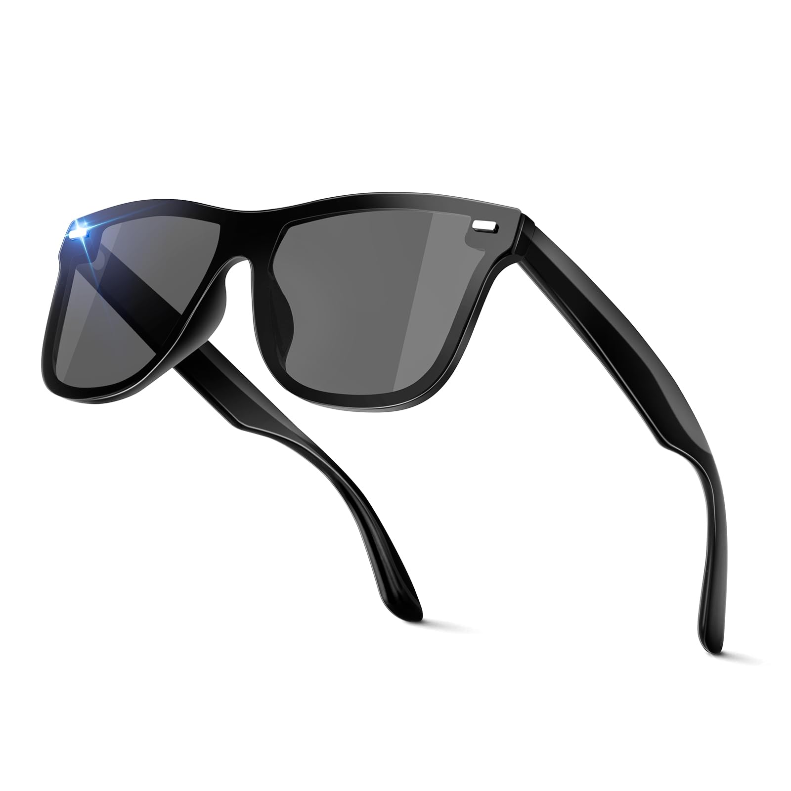 [Clyrox] サングラス メンズ 偏光レンズ ウェリントン UV400 紫外線カット 超軽量 TR90フレーム ドライブ 運転 釣り 登山 ランニング おしゃれ スポーツサングラス 男女兼用 ケー