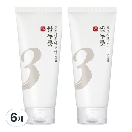 3番米麹酵素サウナゴマジュクレンジングフォーム 170ml 6個 発酵泡 毛穴清浄