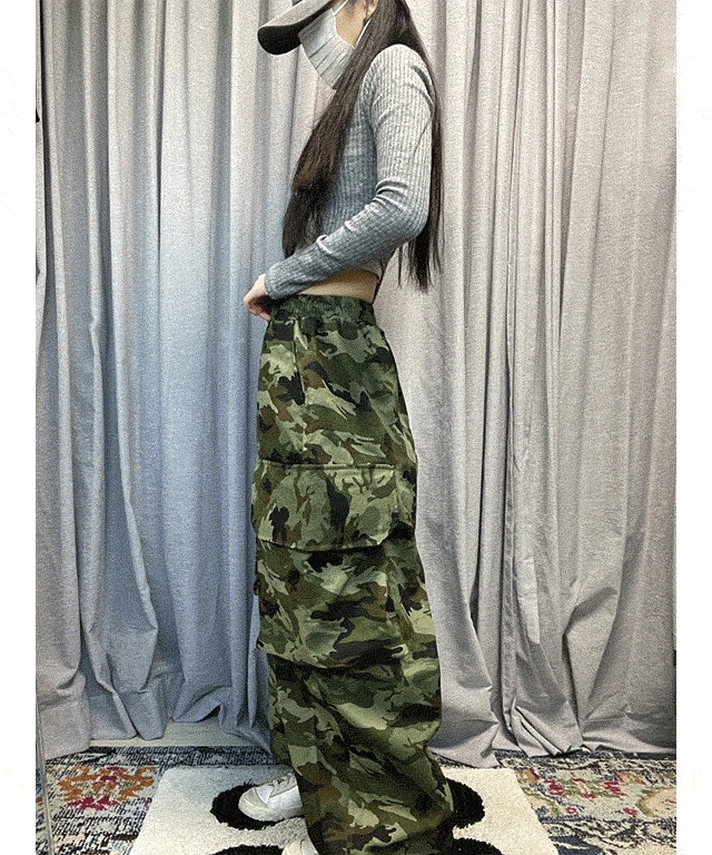 Military balloon cargo pants (1color)