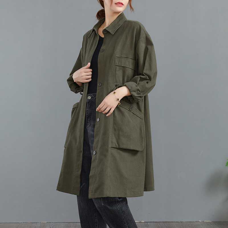 「ファットガール」 2025秋新品 ミドル丈 コート 厚手 ポケット 大きいサイズ 体型カバー レディース ジャケット メガ割