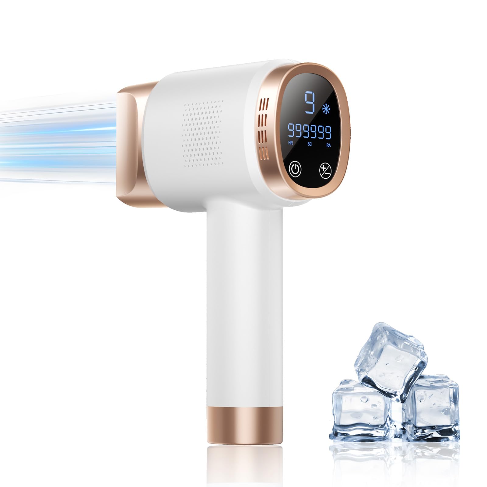 YUNDOO脱毛器 冷感だつもうき レディース メンズ VIO対応 光脱毛 99万発 19.3J高出力 3in1多機能 9段階サロン級IPL脱毛 光美容器 大画面タッチパネル 全身ケア 顔 髭 脇 腕