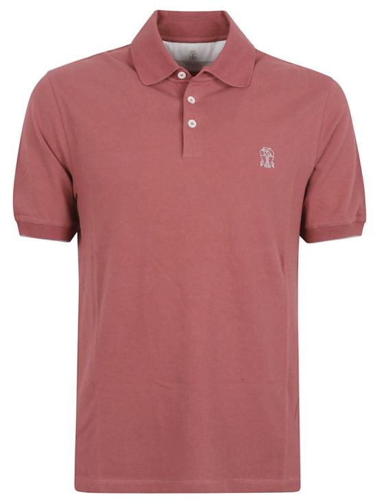 BRUNELLO CUCINELLI Men Polo Shirts ME8548788 CMZ07 Burgundy
