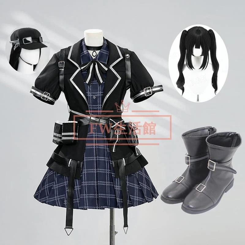 魔法少女ノ魔女裁判 クロベナノカ コスプレ 衣装 ウィッグ 靴 演出服 cosplay 変装 仮装ハロウィン