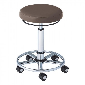 サロン向け スターカッティングチェア（ブラックキャスター） ブラウン 60007