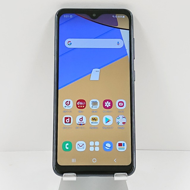Galaxy A21 SC-42A ドコモ ブラック 送料無料 本体 c13032 【中古】 6,375円