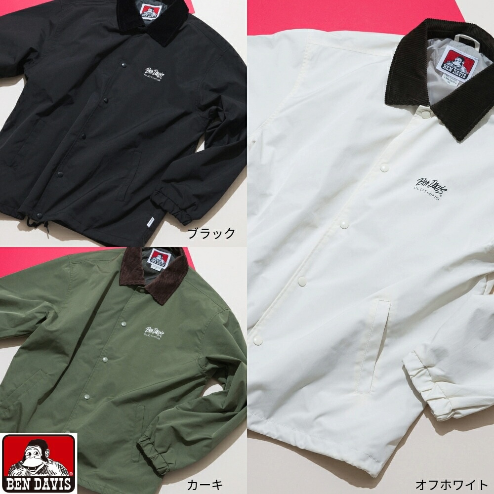 バックプリント コーチジャケット BEN DAVIS ベンデイビス