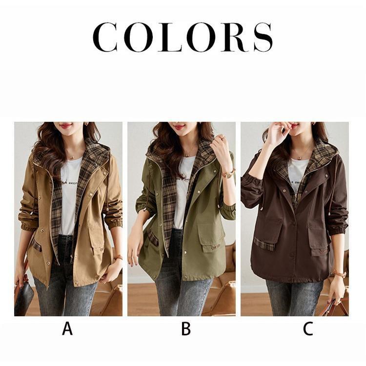 トレンチコート レディース 40代 ロング丈ジャケット スプリングコート 春コート ライトアウター 秋服 韓国風 バーカー 30代 40代 50代 大きいサイズ