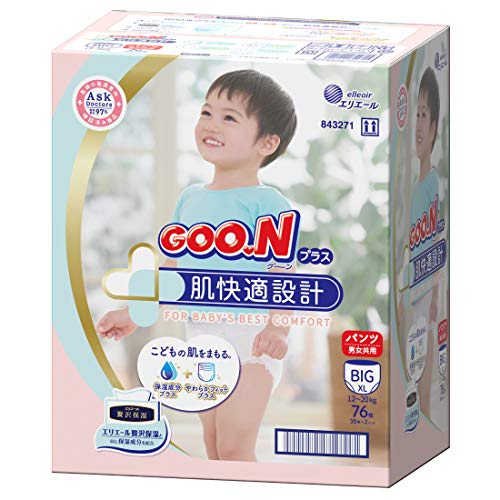 パンツ BIGサイズグーンプラス 肌快適設計 1220kg 76枚38枚2 ケース販売 Big
