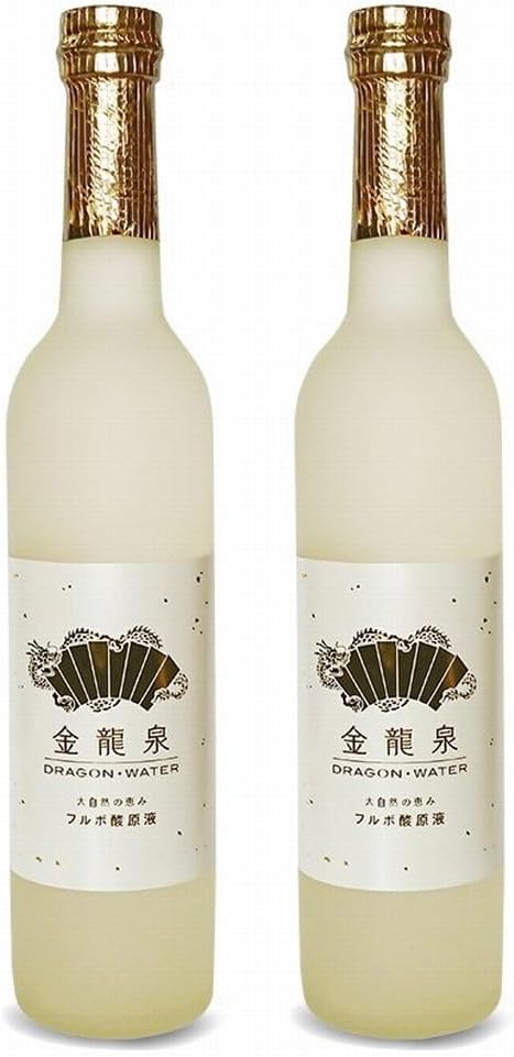 フルボ酸濃縮液 金龍泉 ドラゴンウォーター 500ml 飲むフルボ酸 2本セット(2)