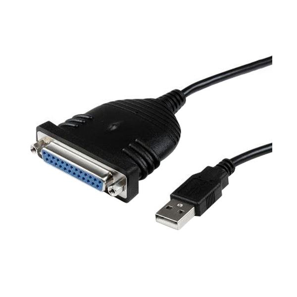 （まとめ）StarTech.com USB-パラレル（D-Sub25ピン）プリンタアダプタケーブル ZU2003S 1.8m ICUSB1284D25 1本 (×5セット)