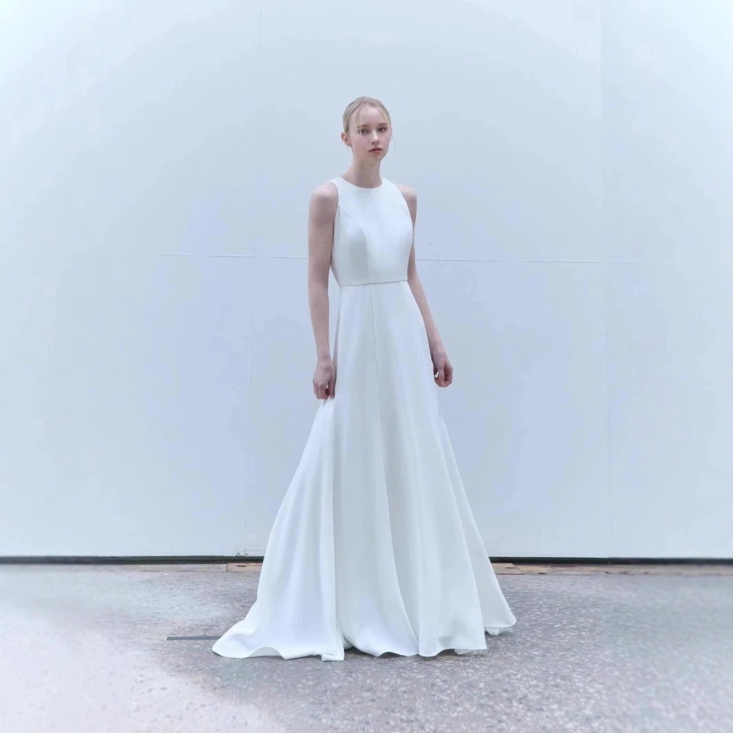 お呼ばれ パーティードレス 53 前撮り ロングドレス 白 ワンピース 結婚式 サイズオーダーメイド可能 ウェディング 二次会 メガ割 【縁.愛】ウェディングドレス 演奏会 花嫁 成人式