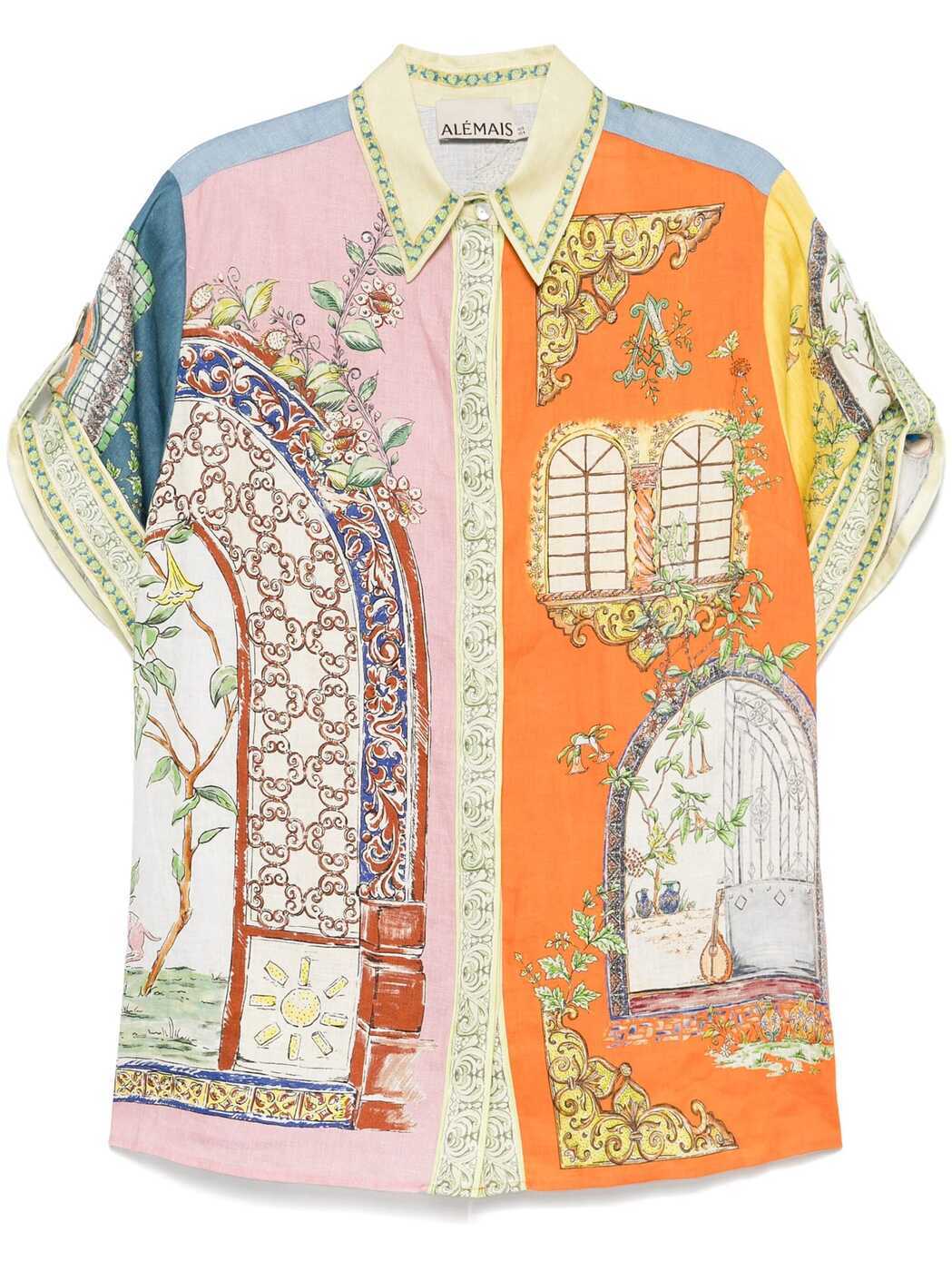 4204T MULTI マルチカラー 春夏2025 シャツ レディース ia