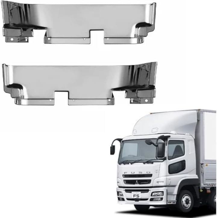 ふそう 三菱 NEWスーパーグレート メッキ ステップウォール ミドル 低床用 標準キャブ 左右セット デコトラ H19.7～H29.4 トラック用パーツ