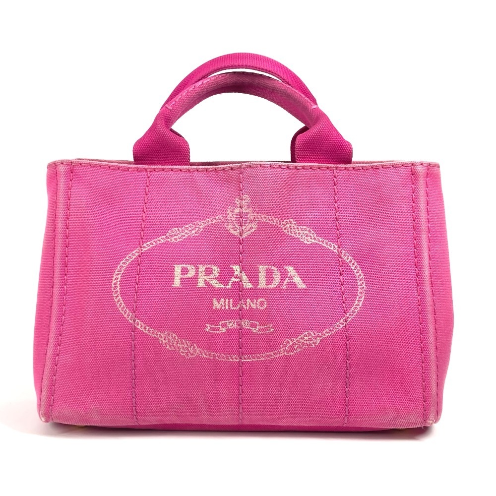ハンドバッグ カナパ ロゴ カバン トートバッグ キャンバス ピンク