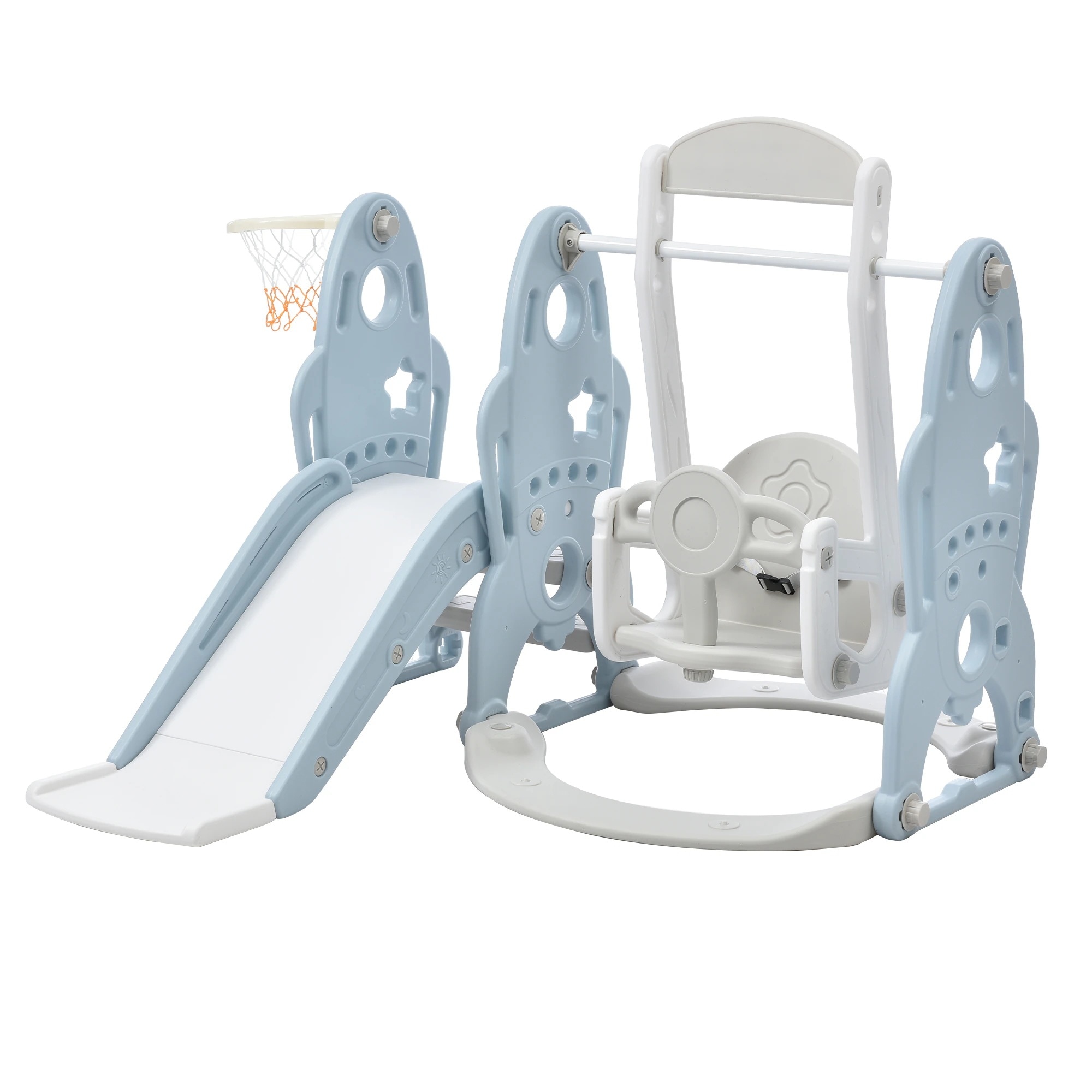 1355滑り台 すべり台ブランコ 遊具 すべりだい スライダー 室内 室外 大型遊具 スウィング キッズ キッズパーク 子供 バスケットゴール 子供 誕生日プレゼント クリスマス