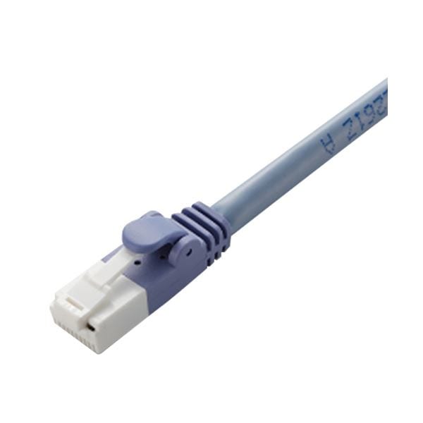 (まとめ) エレコム Cat6対応ツメ折れ防止LANケーブル ブルー 2m LD-GPT/BU2/RS 1本 (×30セット)
