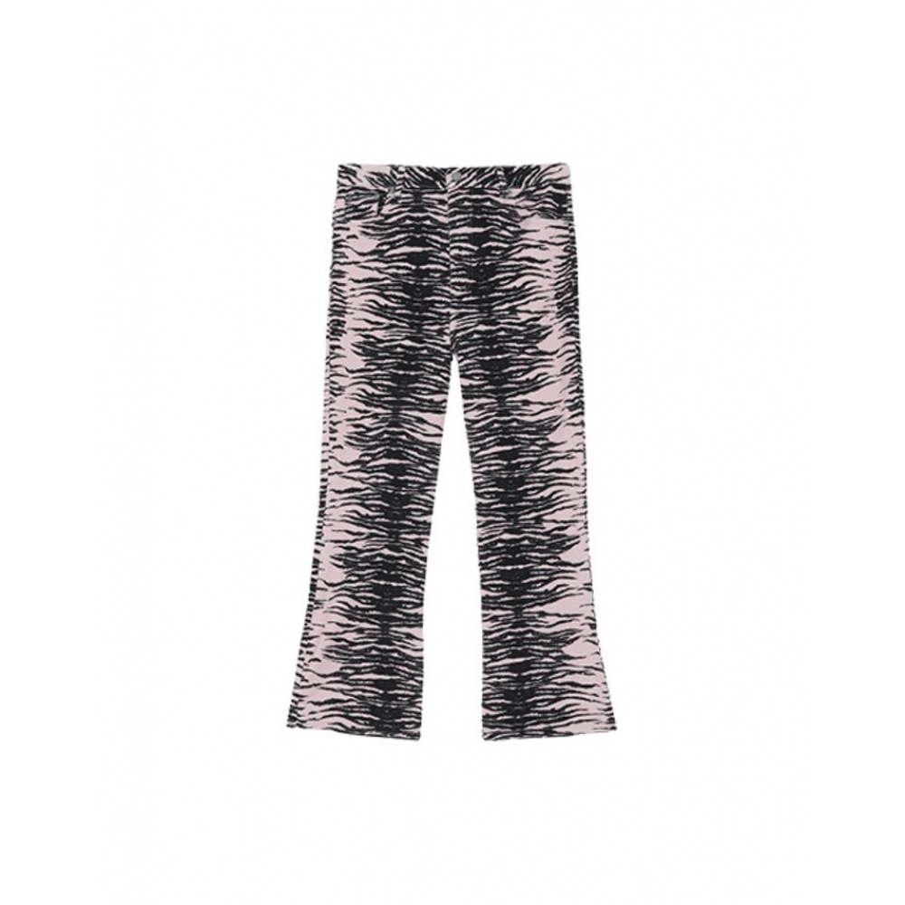 ガニタイガークロップデニムパンツライトピンク J1049