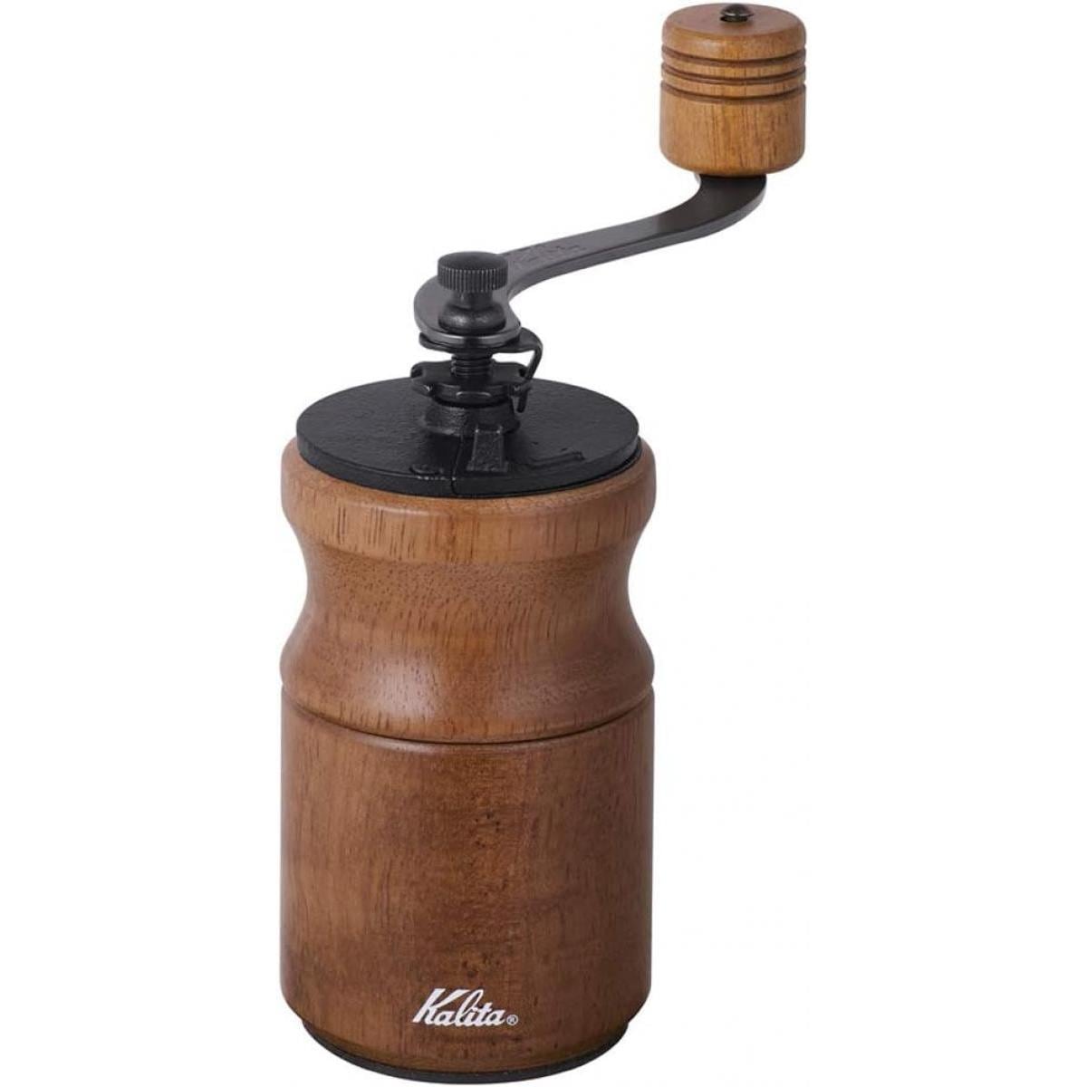 カリタ Kalita コーヒーミル KH-10 BR ブラウン コーヒー ミル グラインダー 手挽きコーヒーミル ハンドミル キャンプ ハイキング 旅行