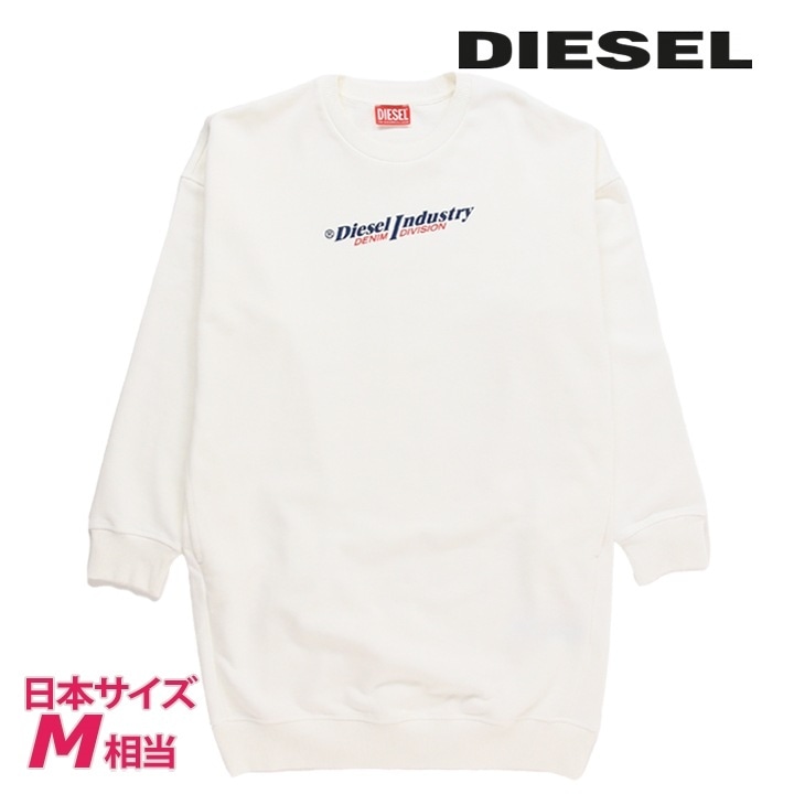 スウェットワンピース レディース D-ROBBIE-IND ロゴプリント コットン die-l-t-f4-6f1