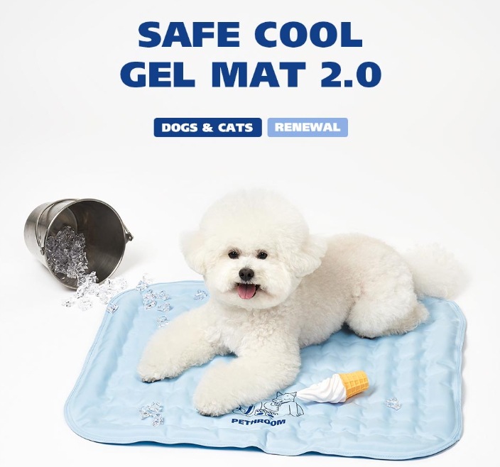 セーフクールジェルマット2.0 ― ペットが舐めたり誤って口にしても安全な原料を使用し認証済みの抗菌生地で作られています