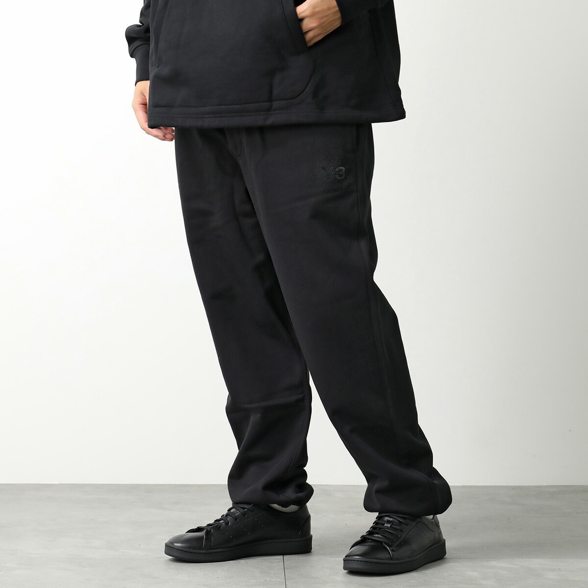Y-3 ワイスリー トラックパンツ FL TP IW0074 メンズ 裏起毛 ジョガーパンツ ボトムス ロゴ BLACK