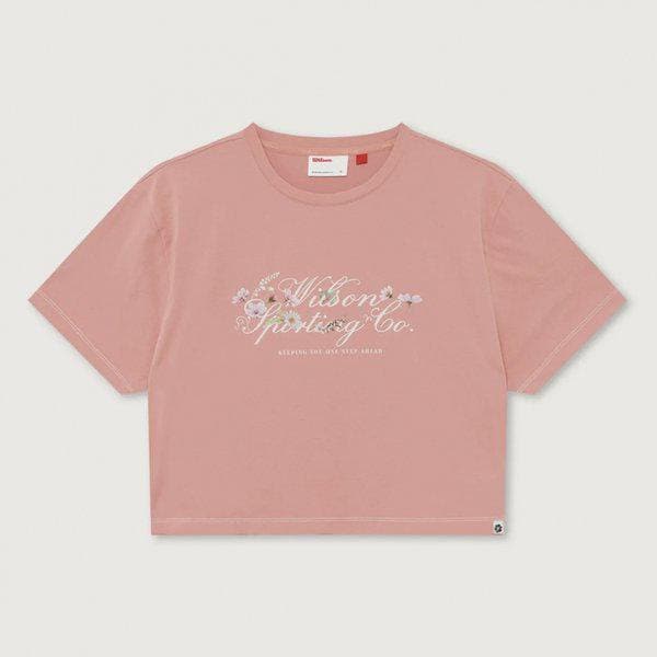 ピュアドライ オータム ペタル クロップドTシャツ W ローズ W263002TTS83ROS-SC