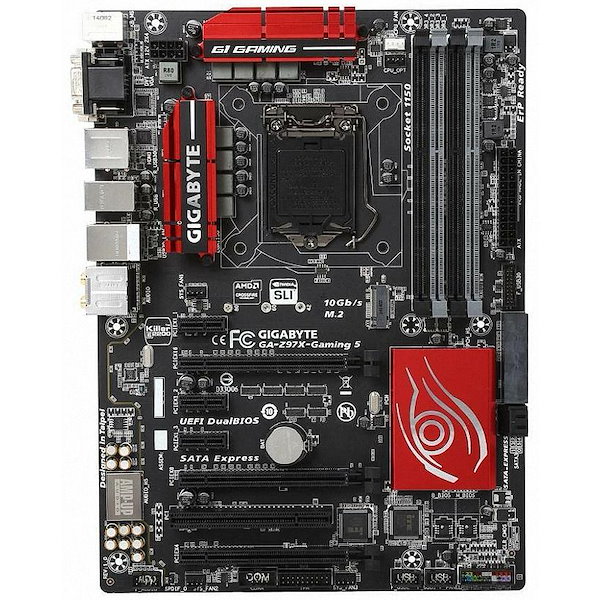 GIGABYTE G1 Gaming Z97X Gaming 5 Intel Z97 LGA1150 DDR3-3000 32GB M.2 SATA PCIe 3.0 x16 Motherboard