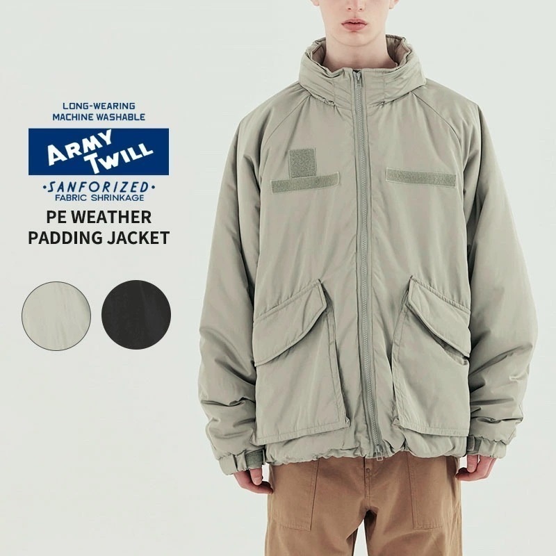 アーミーツイル メンズ 中綿ジャケット ARMY TWILL PE ウェザー パディング ジャケット Pe Weather Padding Jacket アウター コート アメカジ ミリタリー