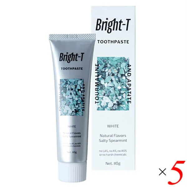 Bright-T ブライトティー 薬用歯磨き粉 110g 5個セット 9,620円