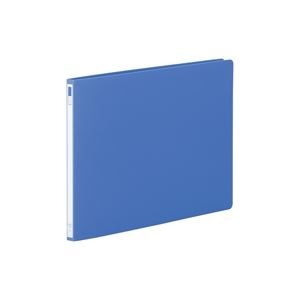 （まとめ）LIHITLAB スナッチファイル F-538 A3E 藍(×5セット)