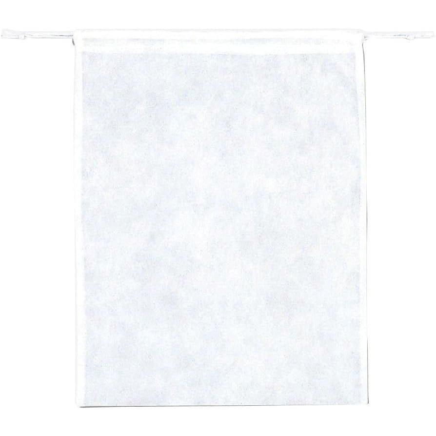 （まとめ買い）シモジマ HEIKO 不織布巾着袋 Fバッグ Kシリーズ K35-45 薄口白 10枚 幅350x高450mm ラッピング用品 008739892 [x3セット]